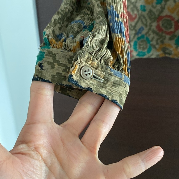 Vintage silk blouse from France - Picture 4 of 7